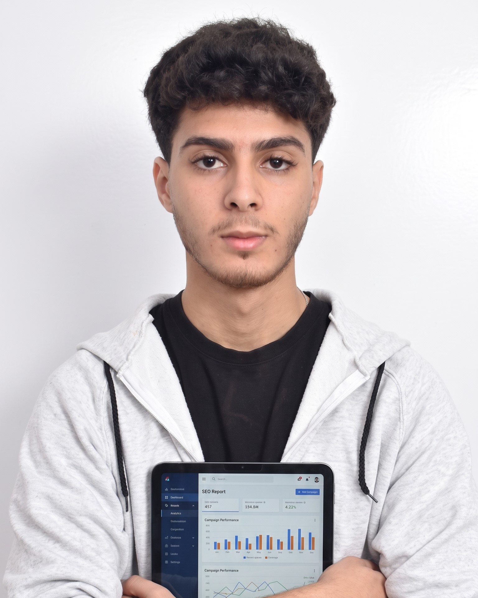 Porträt von Youssef Oualakhch